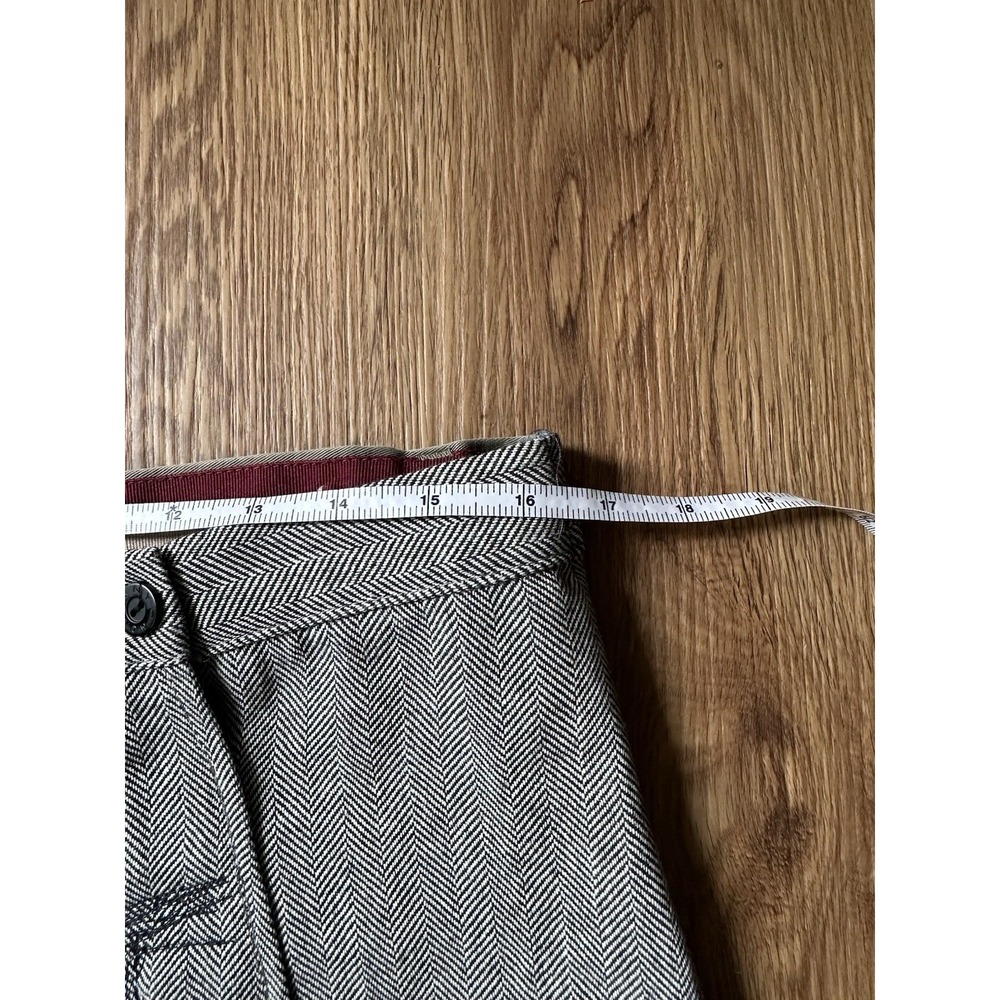 VTG Nolita North Little Italy Y2K Wool And Khaki Mini Pleated Skirt Streetwear - Picture 3 of 11